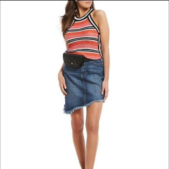 Ella Moss denim mini skirt - Picture 2 of 7